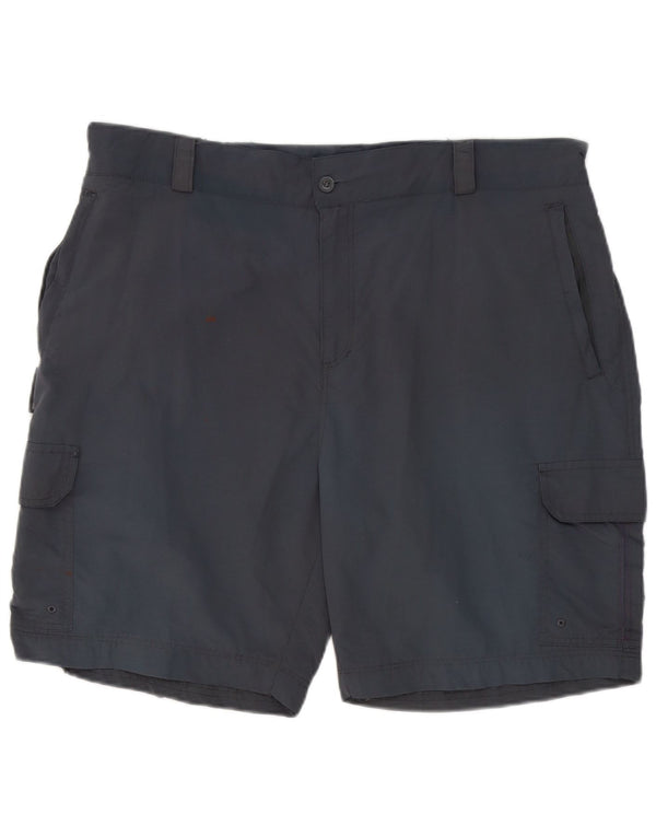 Pantaloni scurți cargo pentru bărbați Mountain Warehouse W40 XL nailon gri