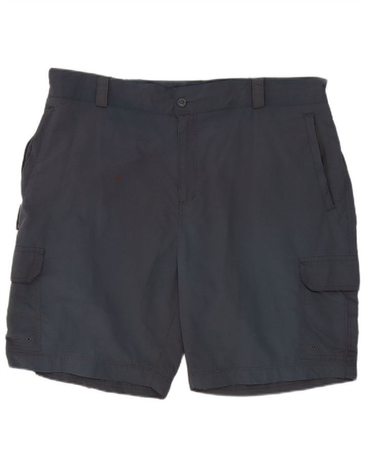 Pantaloni scurți cargo pentru bărbați Mountain Warehouse W40 XL nailon gri