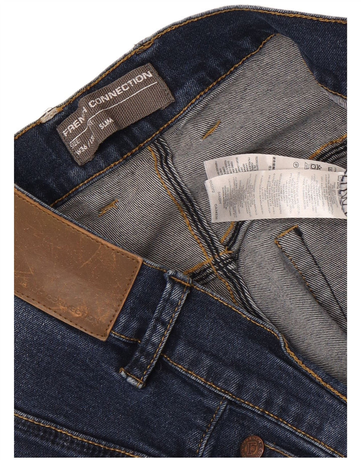 Blugi slim pentru bărbați French Connection W36 L32 Bumbac albastru