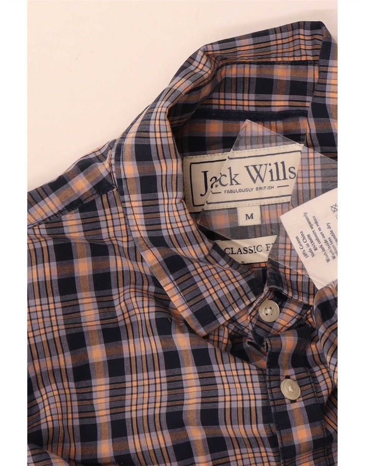 Cămașă Jack Wills pentru bărbați, cu tăiere clasică, din bumbac cu carouri albastru mediu