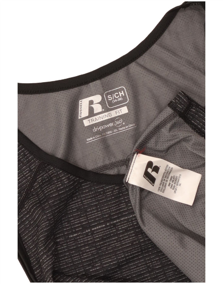 Vestă Russell Athletic pentru bărbați, Marea Britanie 34/36, Poliester cu pături, gri mic