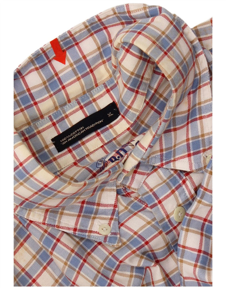 B.D. Cămașă de flanel pentru bărbați Baggies, bumbac cu carouri XL, albastru