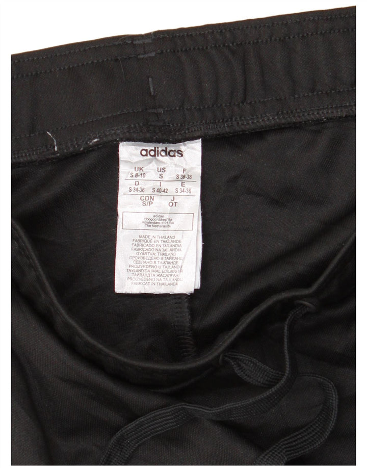 Pantaloni de trening Adidas pentru femei UK 8/10 Poliester negru mic