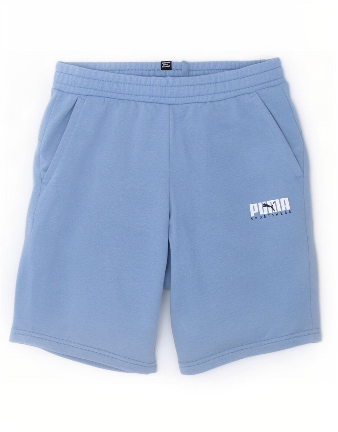 Pantaloni scurți sport Puma pentru băieți 13-14 ani, bumbac albastru