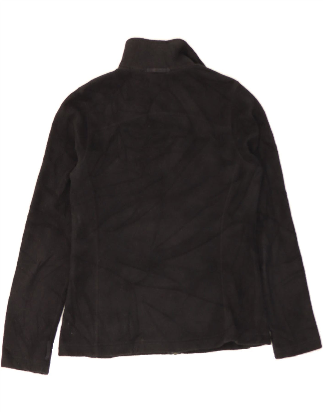 EDDIE BAUER Womens Fleece Jacket UK 14 Medium Black Polyester Vintage Eddie Bauer and Second-Hand Eddie Bauer from Messina Hembry 