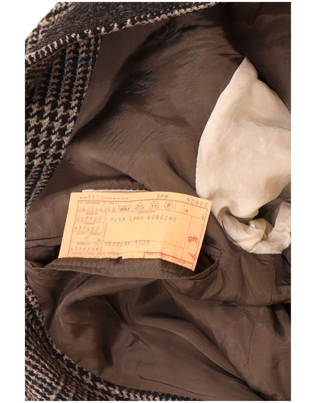 GIORGIO ARMANI Jachetă pentru bărbați cu 2 nasturi IT 50 Medium Gri Houndstooth