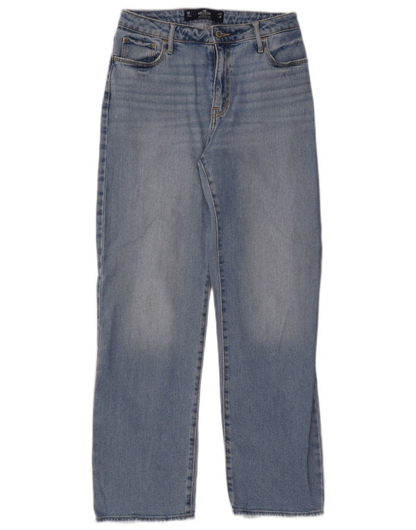 Blugi drepti Hollister pentru femei Dad cu talie înaltă US 5 Small W27 L30 Blue