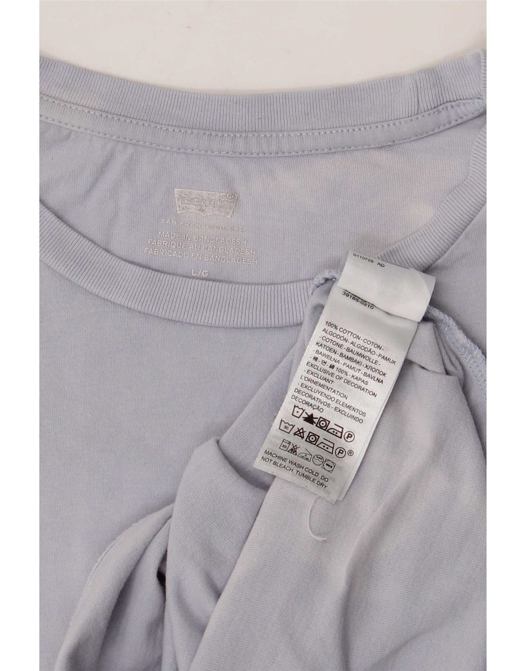 Tricou pentru femei Levi's Top UK 16 Large Blue Bumbac