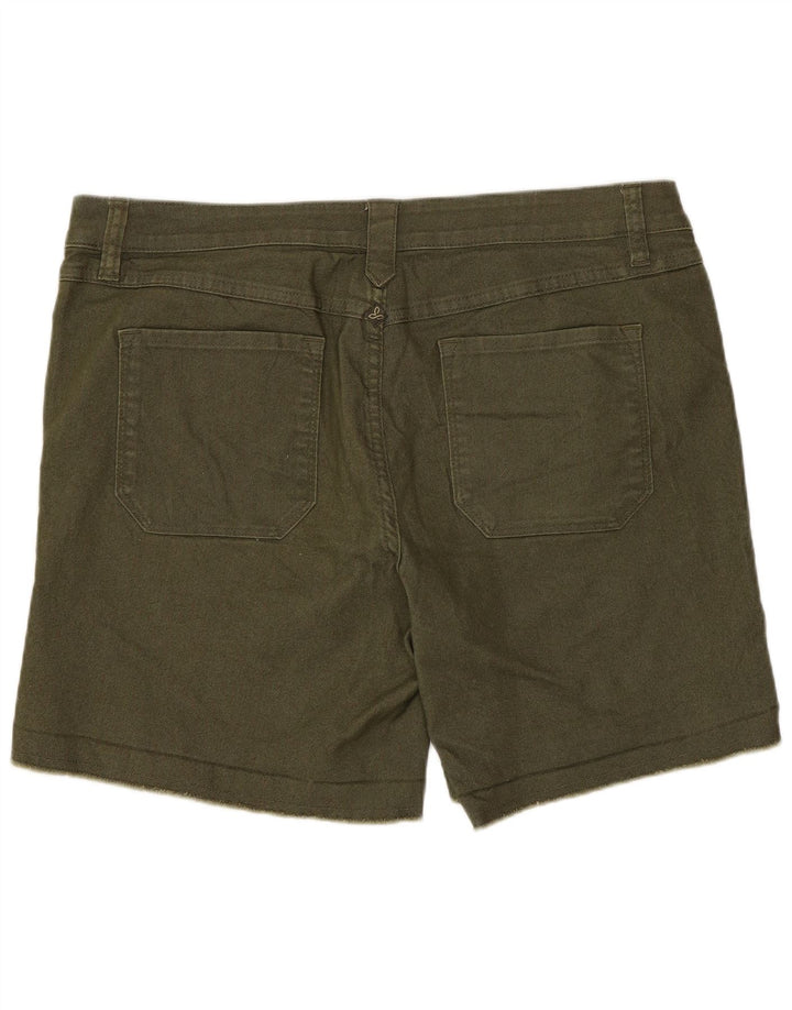 Pantaloni scurți din blugi pentru femei PRANA US 12 Large L34 Khaki Bumbac