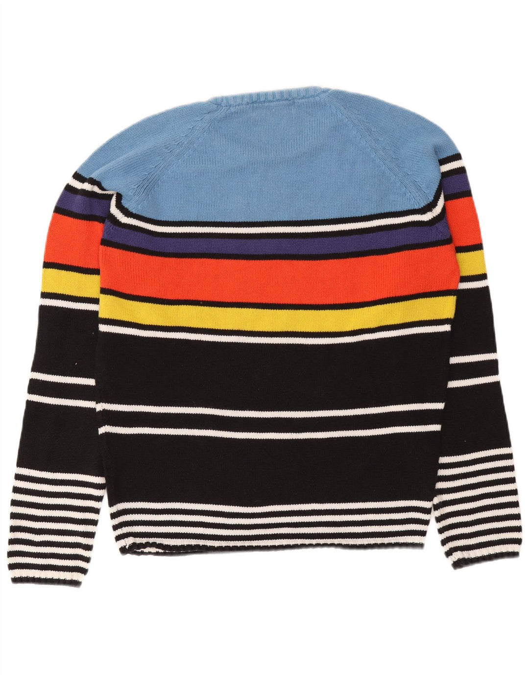 Pulover pentru bărbați Zara, cu decolteu rotund, cu dungi mari, multicolore