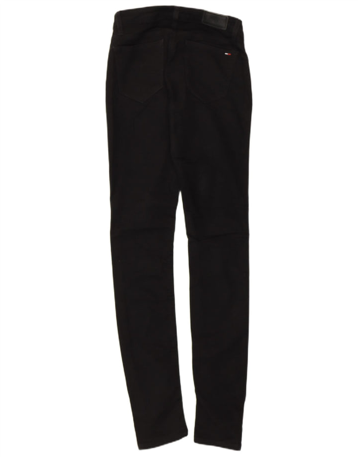 Blugi slim pentru femei Tommy Hilfiger W25 L32 bumbac negru