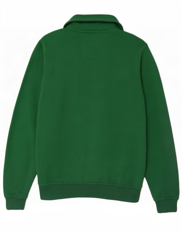 Crew Clothing Hanorac cu fermoar pentru bărbați Jumper XS Bumbac verde