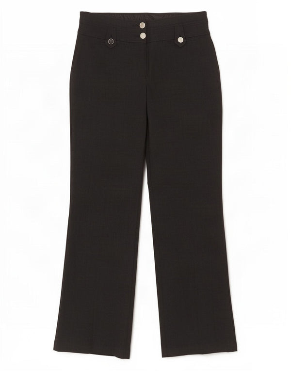 Marks & Spencer Pantaloni casual Bootcut pentru femei UK 12 Medium W30 L32 Negru