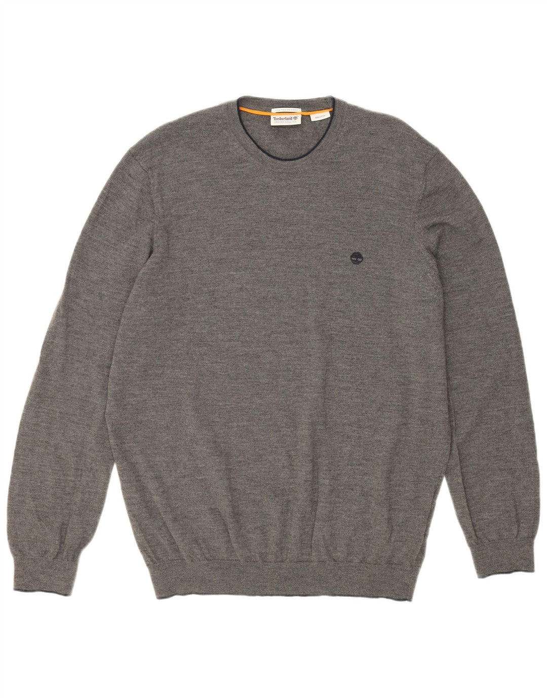 Pulover pentru bărbați TIMBERLAND cu gât crew, 2XL, lână merinos gri