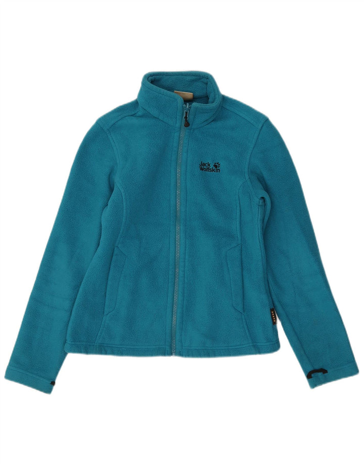 Jack Wolfskin pentru femei Liner Fleece Jacket UK 10 Small Blue Poliester