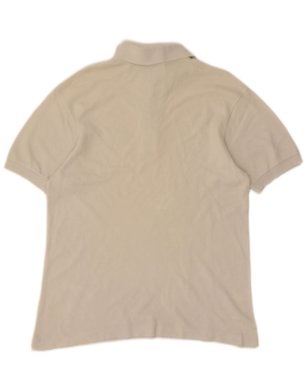 Lacoste Boys Polo Shirt 15-16 Years Beige Cotton