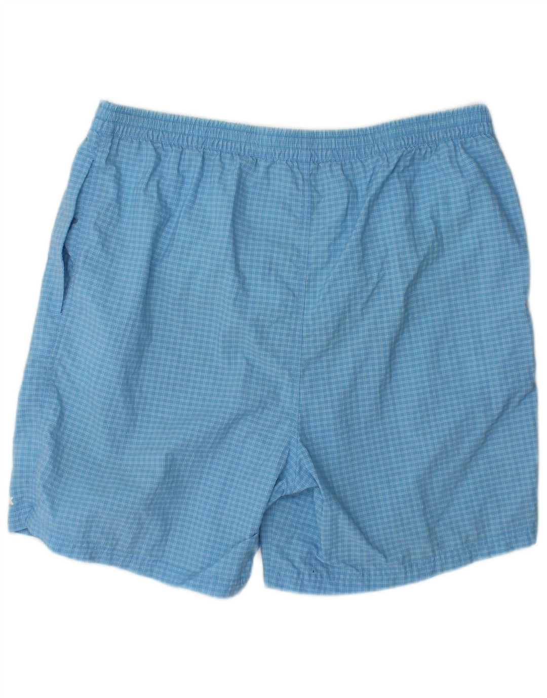 Pantaloni scurți sport Reebok pentru bărbați, cu carouri mari, albastre