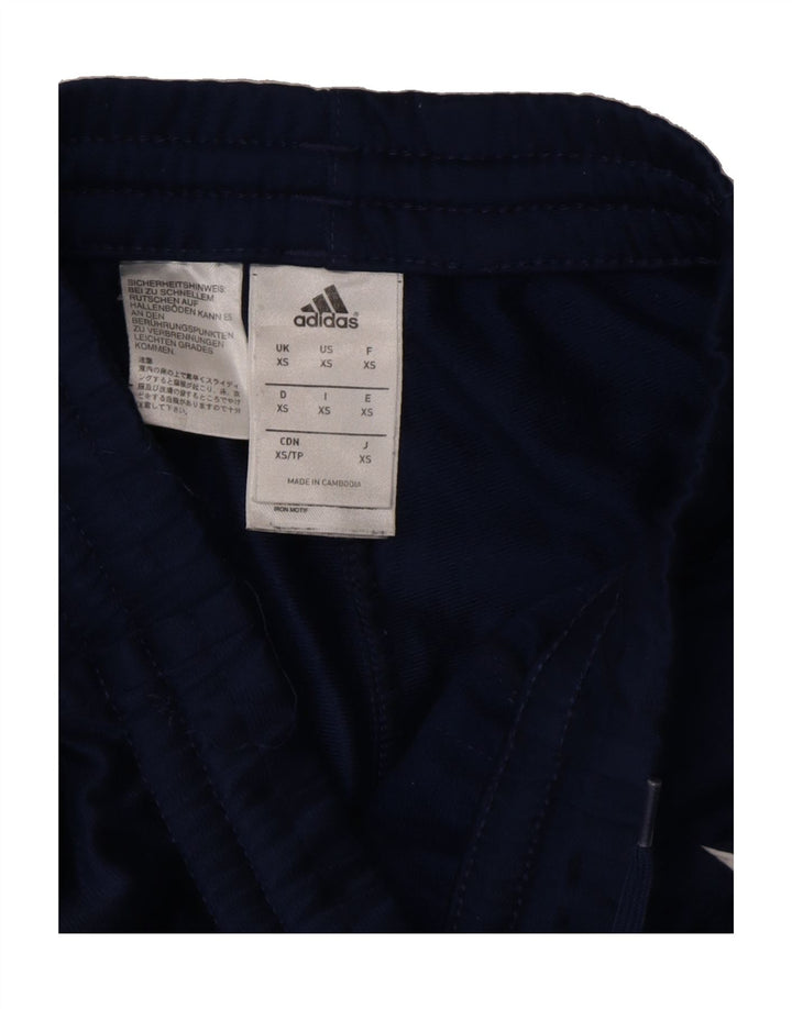 ADIDAS Mens Tracksuit Trousers Joggers XS  Navy Blue Polyester Vintage Adidas and Second-Hand Adidas from Messina Hembry 