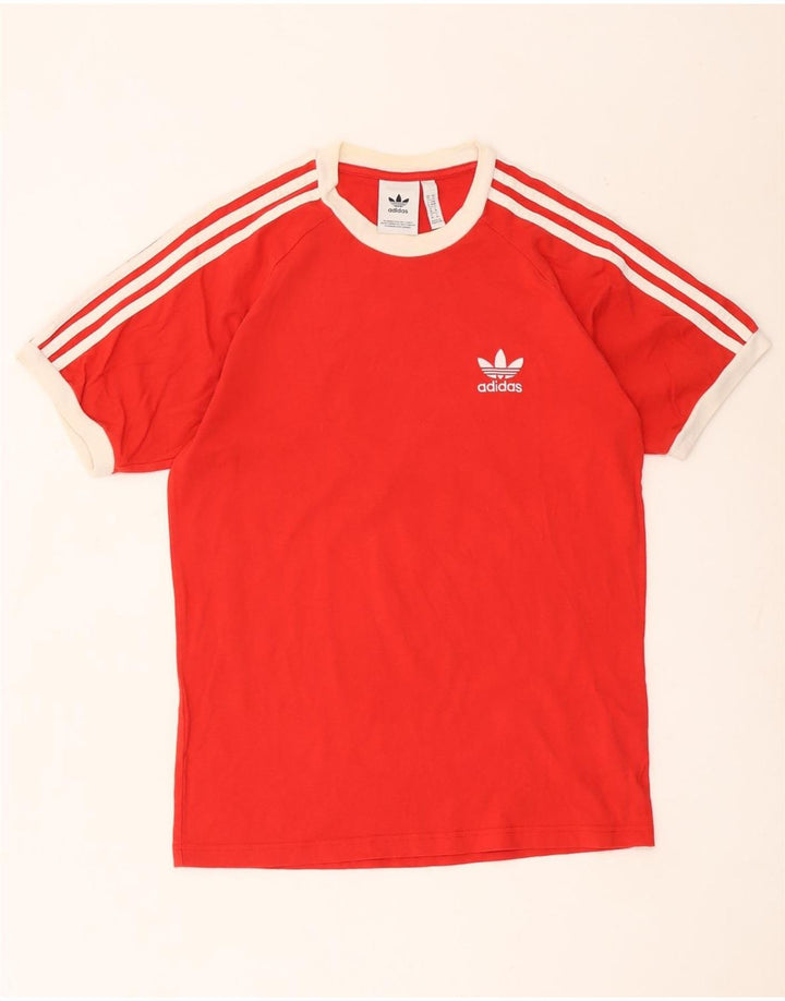 Tricou pentru bărbați Adidas Top Medium Red Bumbac