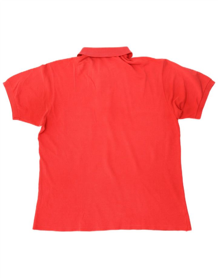Tricou polo Lacoste pentru bărbați, mărimea 5, bumbac roșu mare