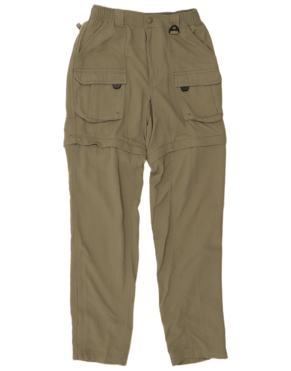 Pantaloni cargo drepti Columbia pentru femei XS W24 L30 Kaki Nylon