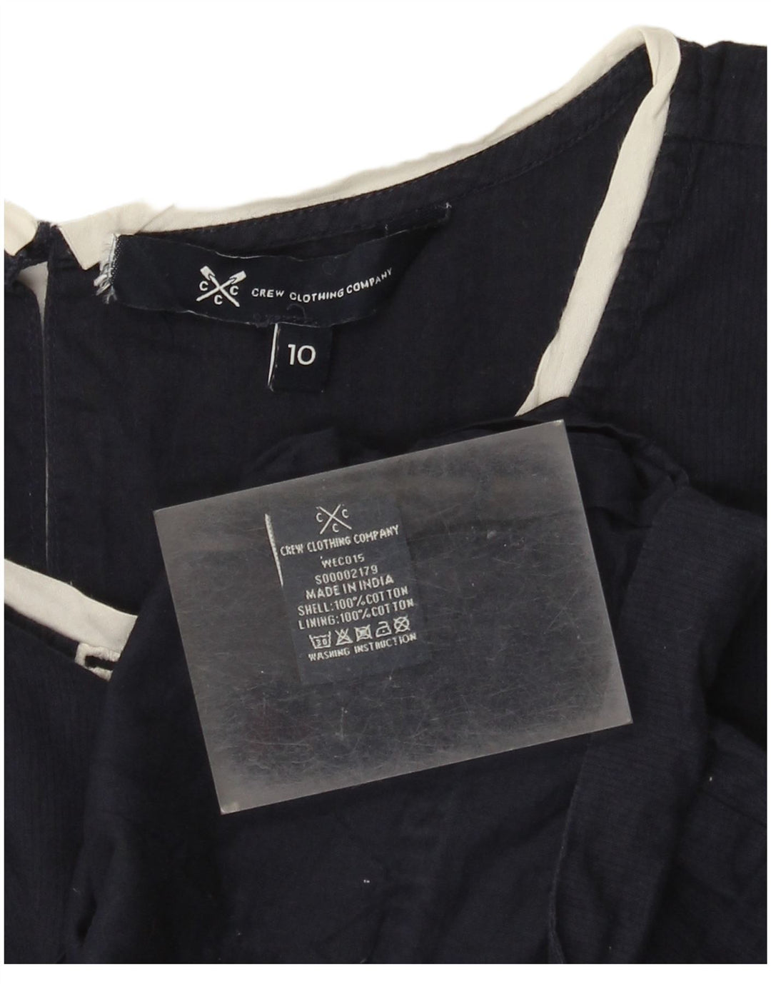 Vest Vest Top pentru femei J. Crew UK 10 mic Bumbac bleumarin