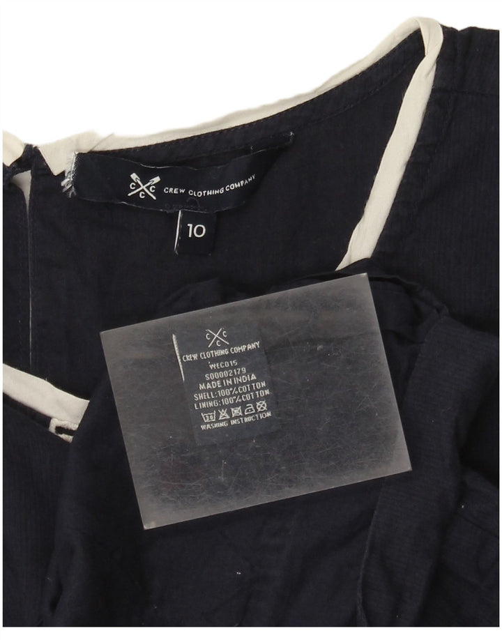 Vest Vest Top pentru femei J. Crew UK 10 mic Bumbac bleumarin