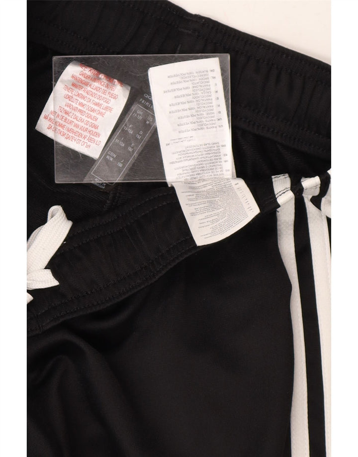 ADIDAS Boys Tracksuit Trousers Joggers 11-12 Years  Black Polyester Vintage Adidas and Second-Hand Adidas from Messina Hembry 