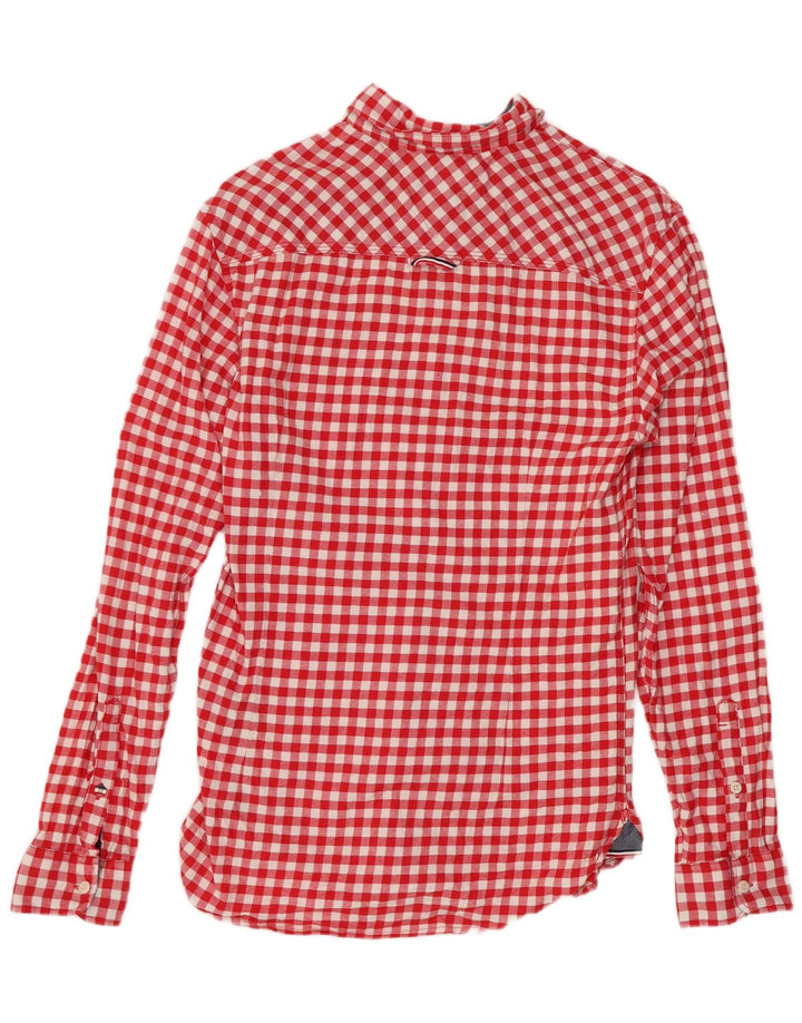 Cămașă de flanel Tommy Hilfiger pentru bărbați, roșu, bumbac