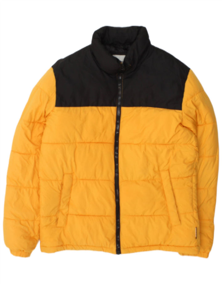 Jachetă căptușită pentru bărbați Jack & Jones UK 38 Medium Yellow Colorblock