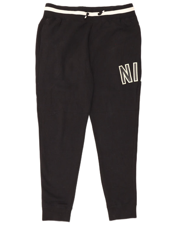 Pantaloni de trening Nike pentru bărbați cu grafică Pantaloni de jogging XL, bumbac color bloc negru