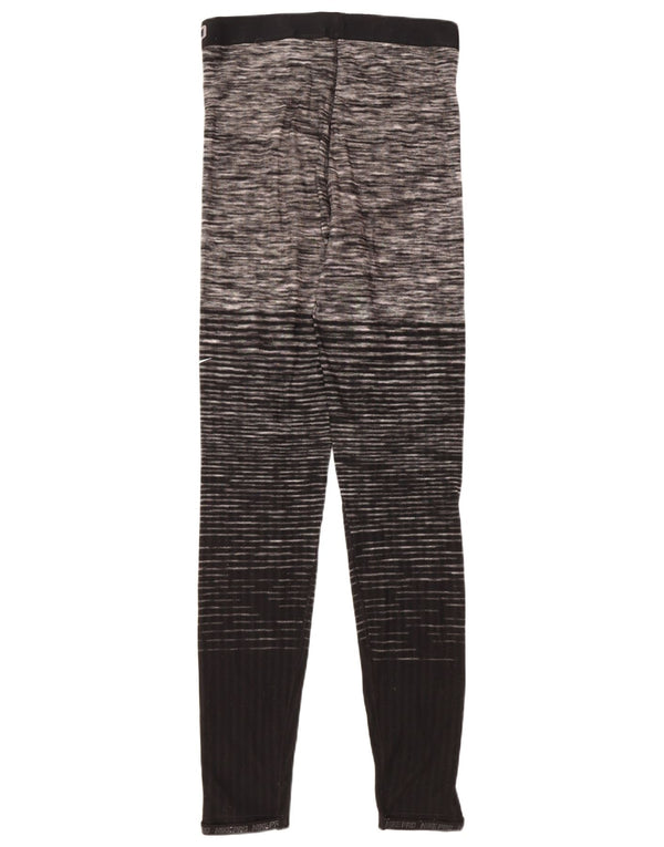 Leggings grafici pentru femei NIKE UK 14 Poliester cu dungi negre mari