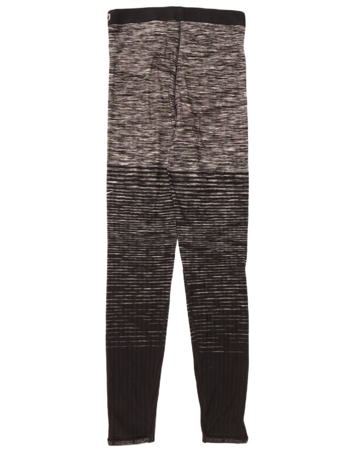 Leggings grafici pentru femei NIKE UK 14 Poliester cu dungi negre mari