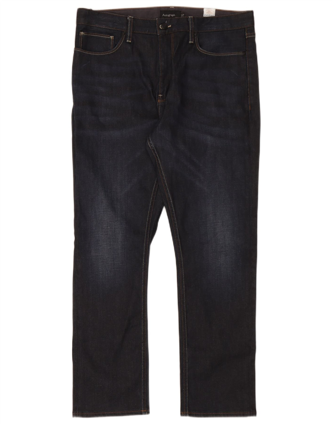 Marks & Spencer Blugi Slim Autograph pentru bărbați W36 L29 Bumbac bleumarin