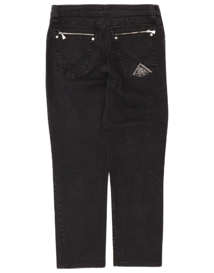 Blugi conici pentru femei ROY ROGERS W33 L27 negri