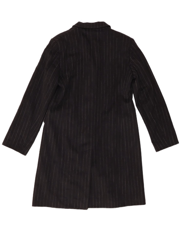 Jachetă Cerruti pentru femei cu paragate cu 3 nasturi, EU 46 XL, neagră, cu dungi