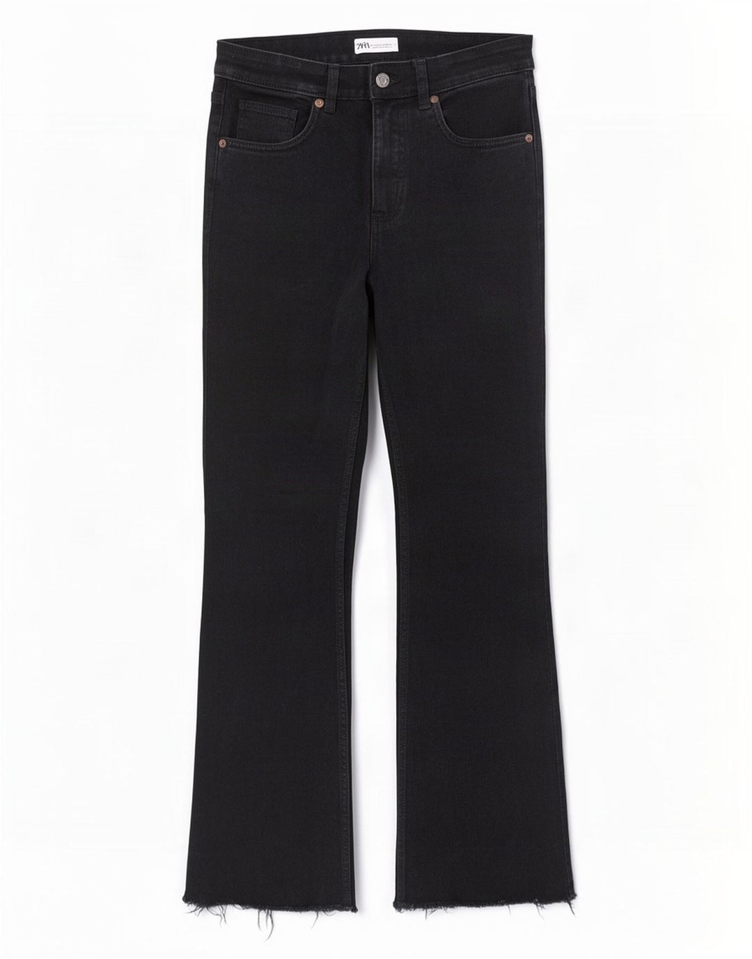 Blugi drepti pentru femei Zara EU 40 Medium W30 L26 Negri
