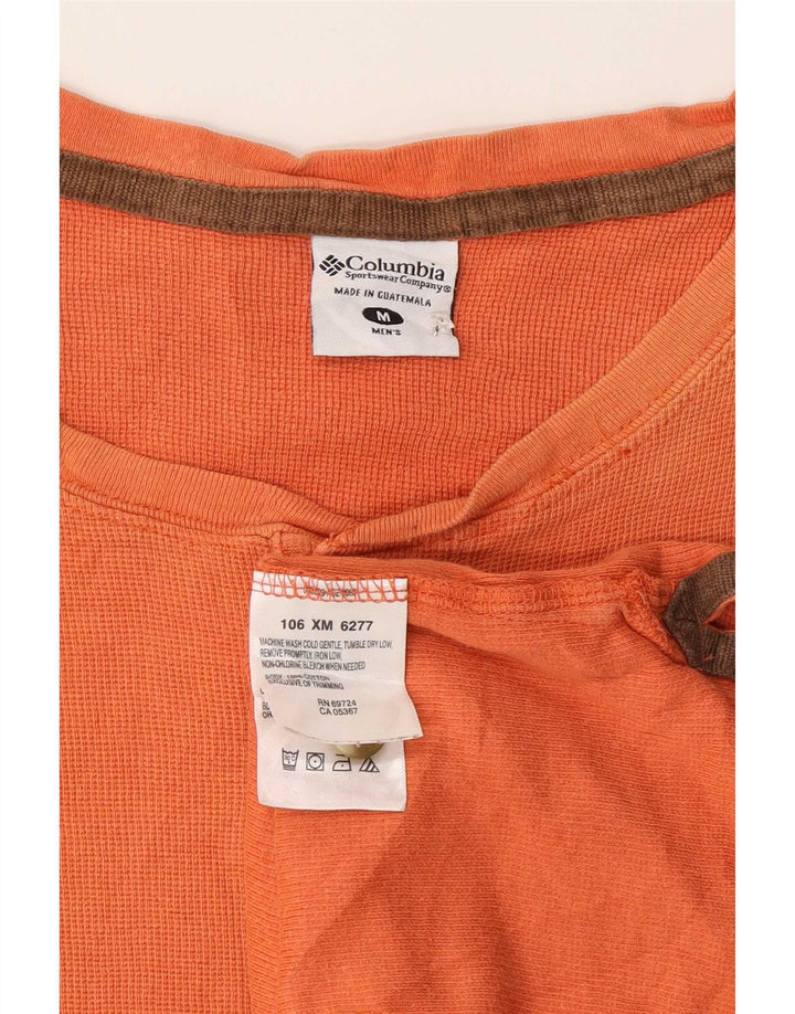 Tricou pentru bărbați Columbia Regular Top din bumbac portocaliu mediu