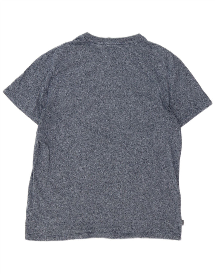 SUPERDRY Tricou Bărbați Top XL Bleumarin Bumbac Pete