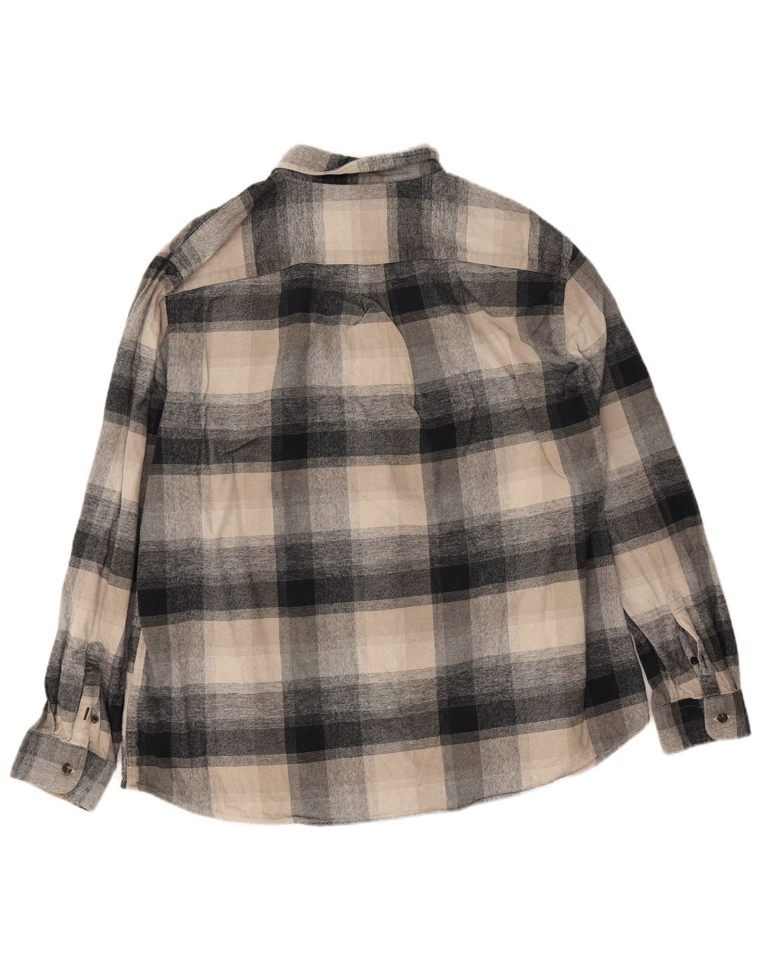 Cămașă de flanel pentru bărbați Marks & Spencer, 2XL, bej, cu carouri