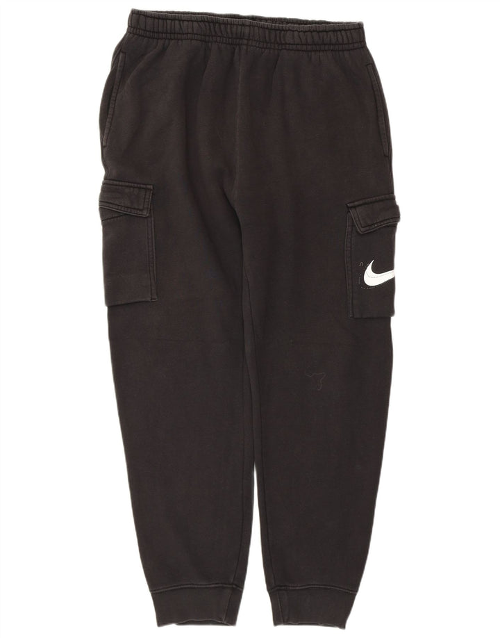 Pantaloni de trening cargo grafic NIKE pentru bărbați Pantaloni de jogging mari, negru, bumbac
