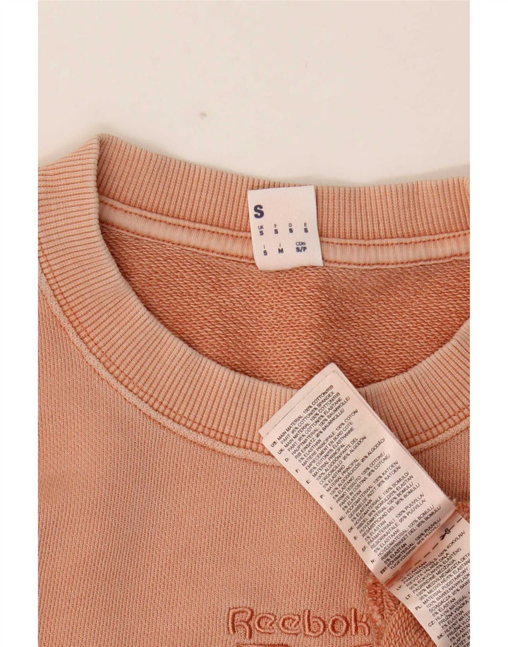 Hanorac pentru bărbați Reebok Jumper mic, roz, bumbac