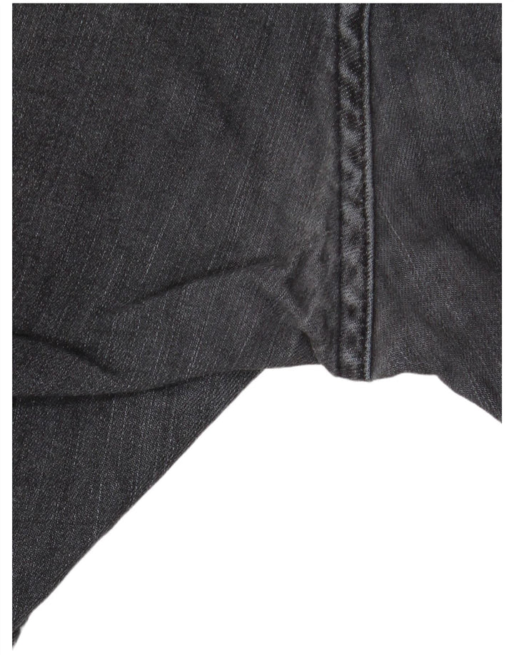 Blugi conici pentru bărbați Levi's 502 W40 L32 bumbac negru