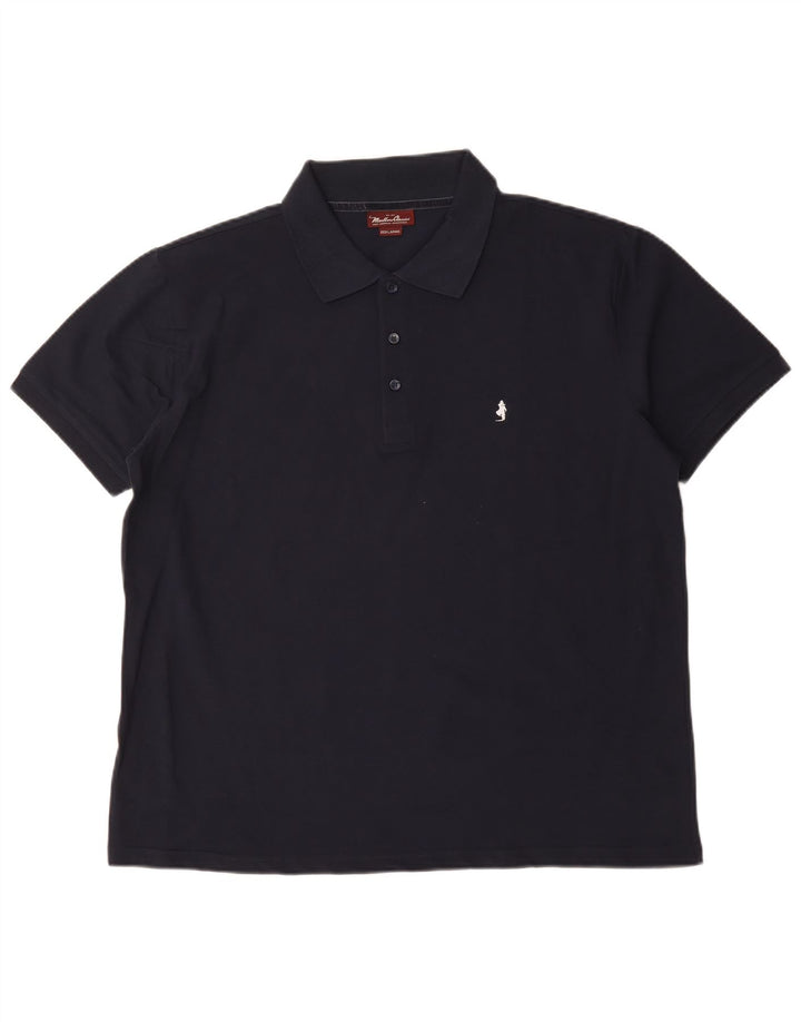 Tricou polo Marlboro Classics pentru bărbați 3XL, bumbac bleumarin