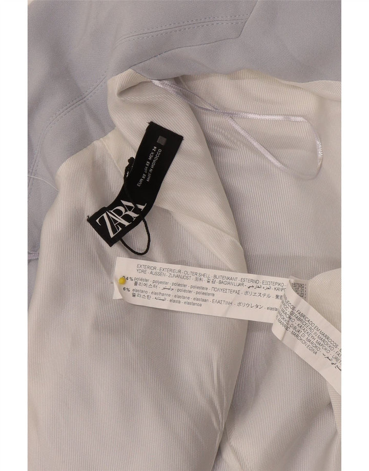 Jachetă Blazer deschisă pentru femei Zara UK 6 XS Violet Poliester