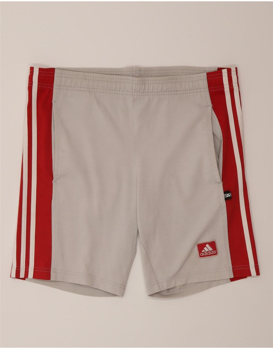Pantaloni scurți sport adidas pentru bărbați, bumbac, gri mic