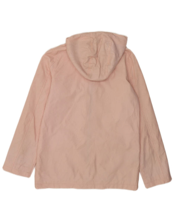 Jachetă de ploaie Topshop pentru femei, cu glugă, cu formă regulată, UK 8, poliester roz mic