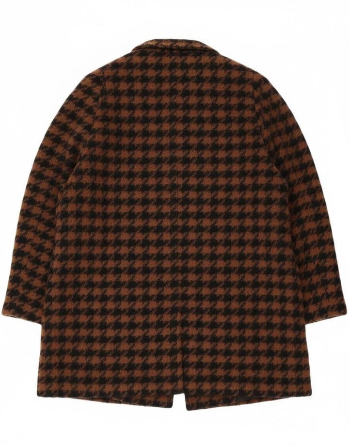 ELENA MIRO Palton supradimensionat pentru femei IT 43 Maro Mediu Houndstooth Retro