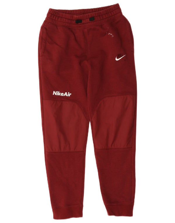 Nike Boys Graphic Tracksuit Trousers Joggers 12-13 Years Large Burgundy