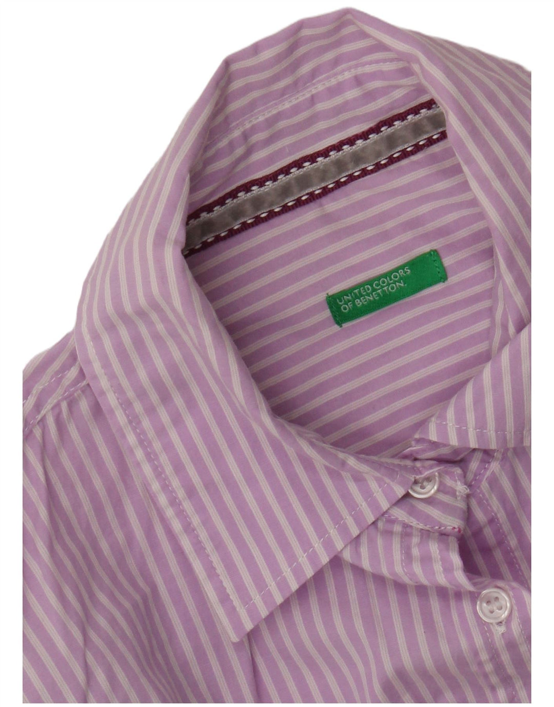 Cămașă BENETTON pentru femei UK 14 Medium Purple Dunge